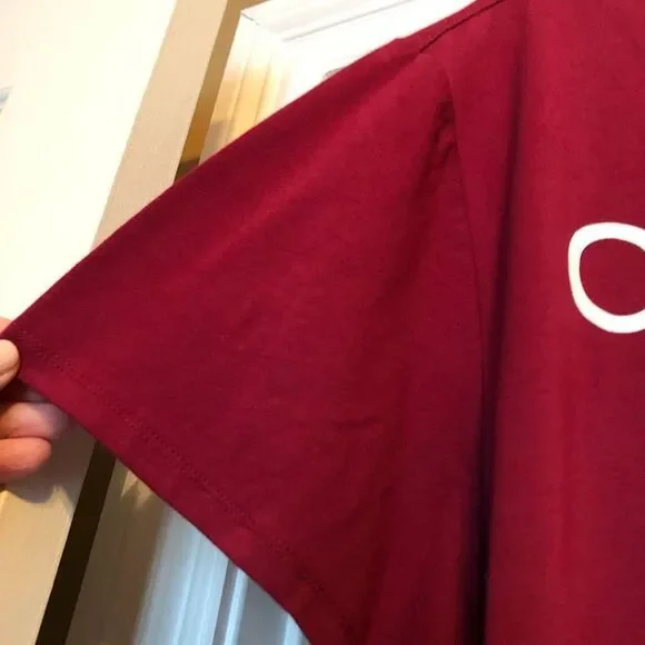 CALVIN KLEIN - NWT - L Sz 2X Performance Short Sleeve Logo Tee in Chianti - Picture 8 of 14